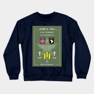 D Day Landing 80th Anniversary 1944 Normandy Crewneck Sweatshirt